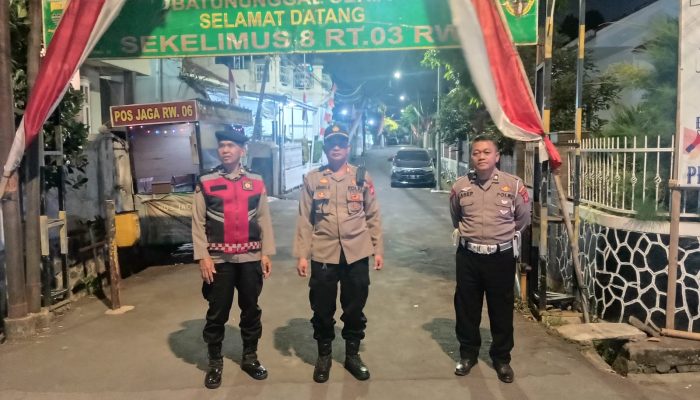 Polsek bandung kidul Patroli Kontrol di Perumahan batununggal ceria