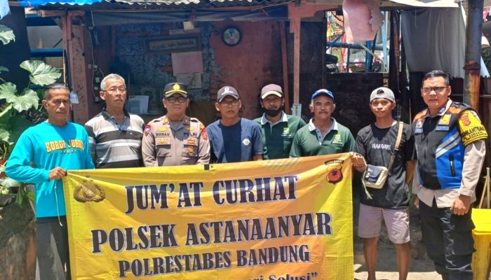 Gelar Jumat Curhat, Polsek Astanaanyar Tampung Keluh Kesah Warga Terkait Kamtibmas