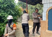 Polres Garut Lanjutkan Membersihkan Puing Puing Bekas Gempa