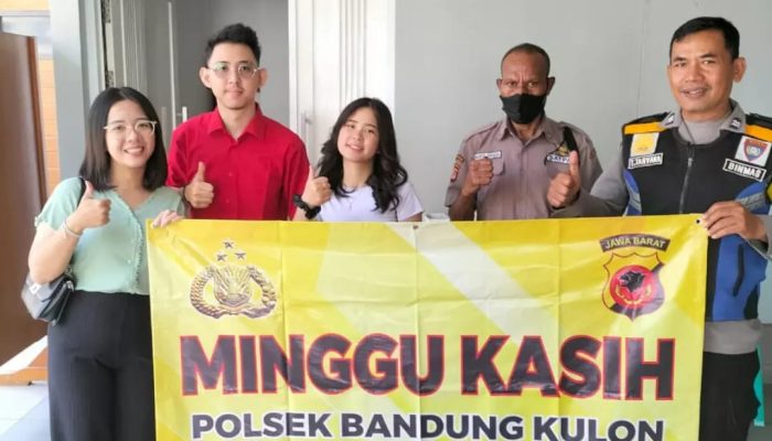 Bhabinkamtibmas Polsek Bandung Kulon silaturahmi kamtibmas kepada Scurty Gereja