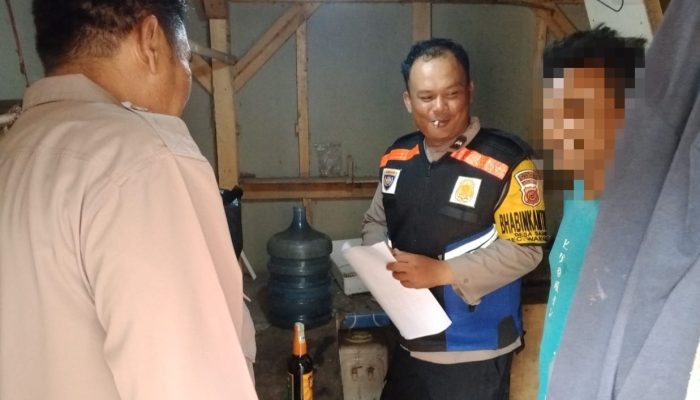 Polsek Wanaraja Sita Miras Dalam Operasi Razia