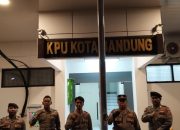 Kapolsek Buah Batu Melalui pawas lakukan pegawasan kegiatan Kantor KPU kota Bandung