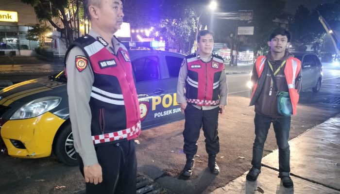 Antisipasi Gangguan Kamtibmas, Samapta Polsek Sukajadi Polrestabes Bandung Tingkatkan Patroli Minimarket