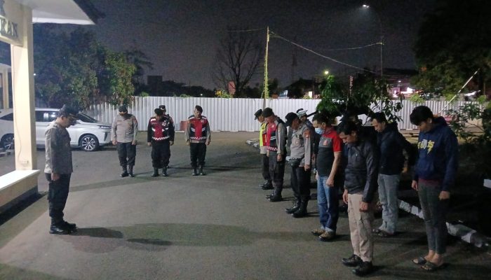 Bandung Kondusif, Kapolsek Panyileukan Gelar Apel KRYD Guna wujudkan Kota Bandung Kondusif