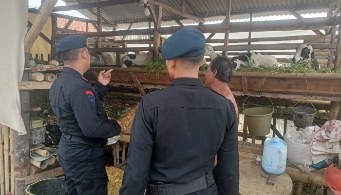 SAT BRIMOB POLDA JABAR PATROLI HARKAMTIBMAS ANTISIPASI PENCURIAN HEWAN TERNAK