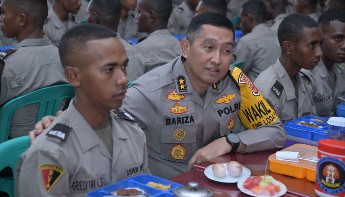 Peninjauan dan Tatap Muka Tim Supervisi Polda Papua dengan Siswa Bintara Polri T.A 2024 Asal Pengiriman Polda Papua