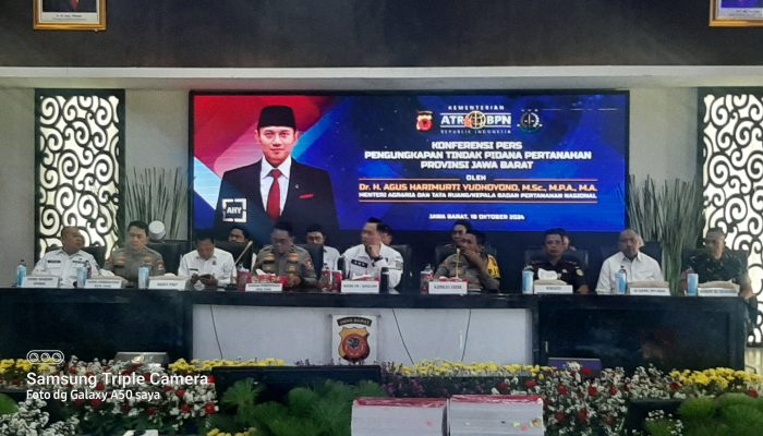 Kapolda Jawa barat Dampingi Kunker Menteri ATR/BPN