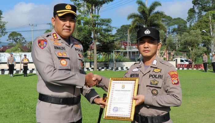 Tangkap Pelaku Curanmor Saat Lepas Dinas, Personel Polda Lampung Dapat Hadiah Sekolah Inspektur Polisi dari Kapolri