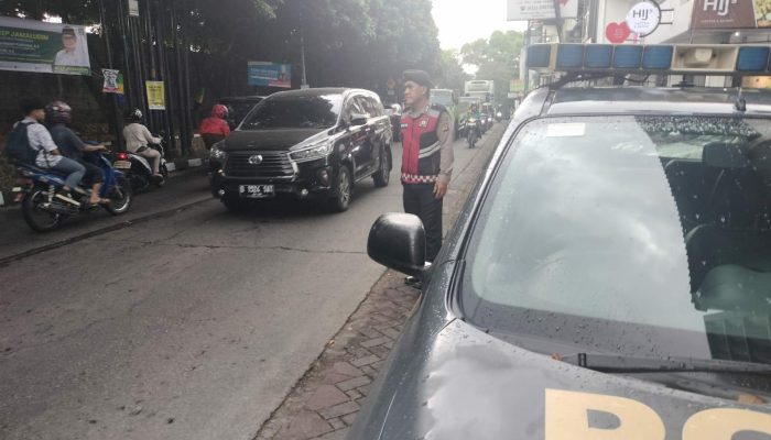 Unit Samapta Polsek Sukajadi Polrestabes Bandung Gelar Strong Point Setiap Hari