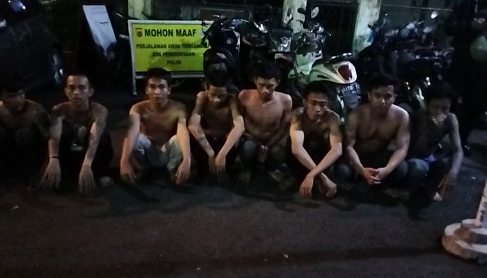 Jaga Kondusifitas Jajaran Polsek Cicendo Polrestabes Bandung Mengamankan Remaja yang meresahkan