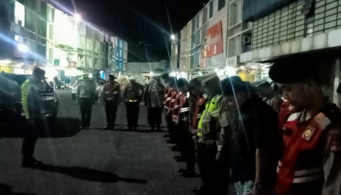 Ciptakan Kamtibmas Kondusif, Kapolsek Antapani Pimpin Apel KRYD Gabungan Polsek Zona Timur