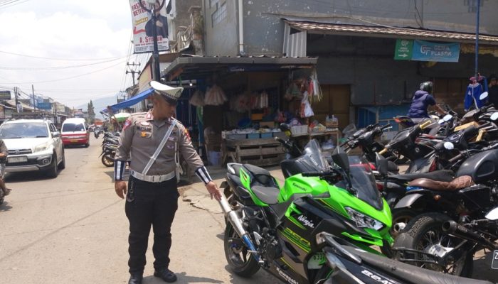 Polsek Wanaraja Kembali Laksanakan Penertiban Knalpot Brong