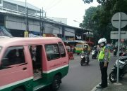 Jajaran Lalu Lintas Polsek Cibeunying Kaler Gelar Yanmas Pagi