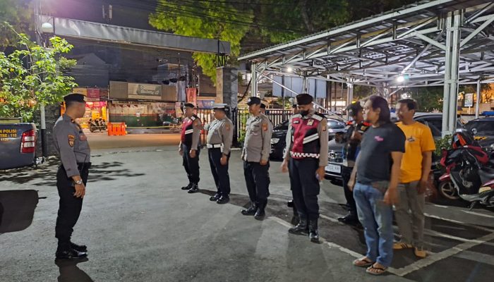 Bandung Kondusif, Kapolsek Lengkong Gelar Apel KRYD Guna wujudkan Kota Bandung Kondusif