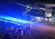 Jaga Kondusifitas, Unit Patroli 18.4.D Polsek Cicendo Polrestabes Bandung Laksanakan Bandung Lautan Biru