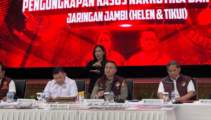 Bareskrim Polri ungkap Jaringan Narkoba Wilayah Jambi H dan DS