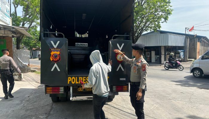 Ciptakan Situasi Kamtibmas Kondusif Masa Kampanye Polres Garut Laksanakan Razia Premanisme