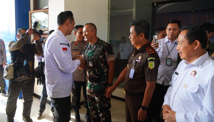 Kasdam III/Slw Dampingi Kunker Menteri ATR/BPN