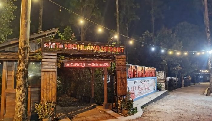 Wisata Malam di Pemandian Air Panas EMTE HIGHLAND RESORT CIWIDEY