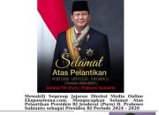 Sri Panuntun, Pimpinan Eksposelensa.com, Sampaikan Ucapan Selamat atas Pelantikan Prabowo-Gibran