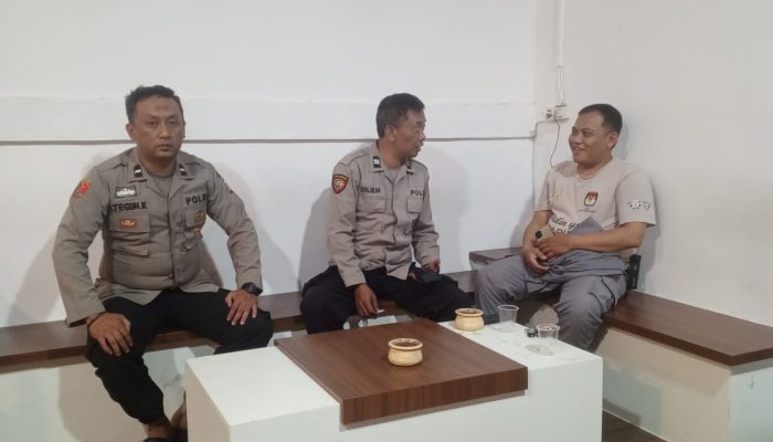 Kapolsek Buah Batu Melalui pawas lakukan pegawasan kegiatan Kantor KPU kota Bandung