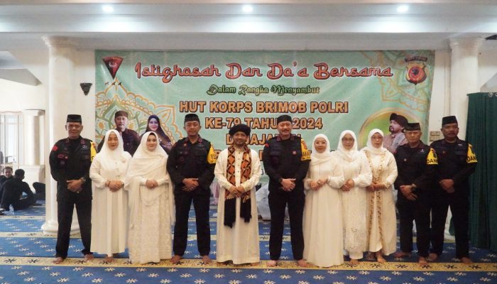Satbrimob Polda Jabar Gelar Istighasah dan Doa Bersama Memperingati HUT Korps Brimob Polri Ke – 79