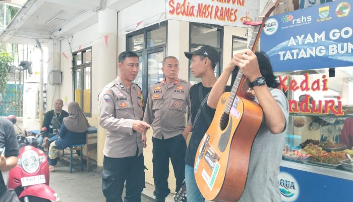 Kanit Binmas Polsek Sukajadi Polrestabes Bandung Laksanakan Sambang Dialogis kepada Pengamen