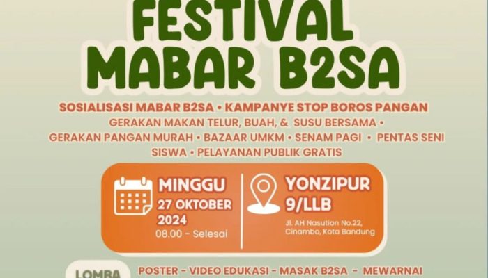Hari Minggu ini, Jangan Lewatkan Festival Mabar B2SA di Yonzipur 9 Ujungberung