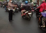 Pelayanan masyarakat oleh unit lalulintas Polsek Arcamanik