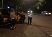 Pelaksanaan Patroli Malam Hari QR Polsek Gedebage Cegah Kriminalitas di Wilkum Gedebage