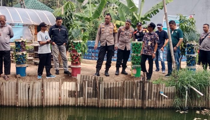 kapolsek Bojongloa kidul Kegiatan Pelaksanaan Pengecekan Ketahanan Pangan