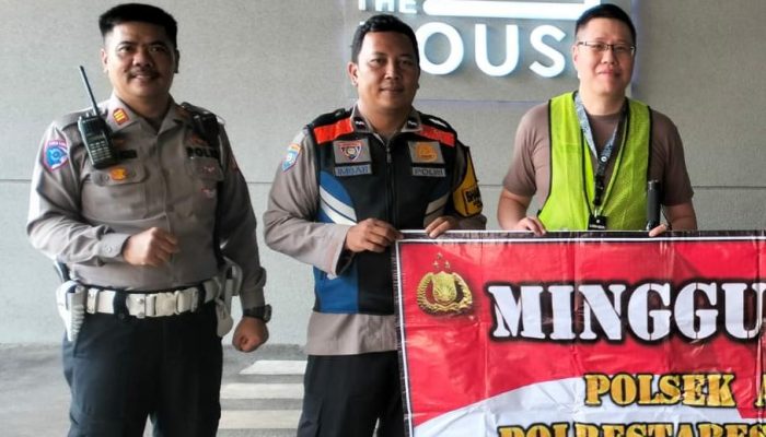 Pengamanan Kegiatan Ibadah Gereja Pagi Oleh Jajaran Polsek Andir