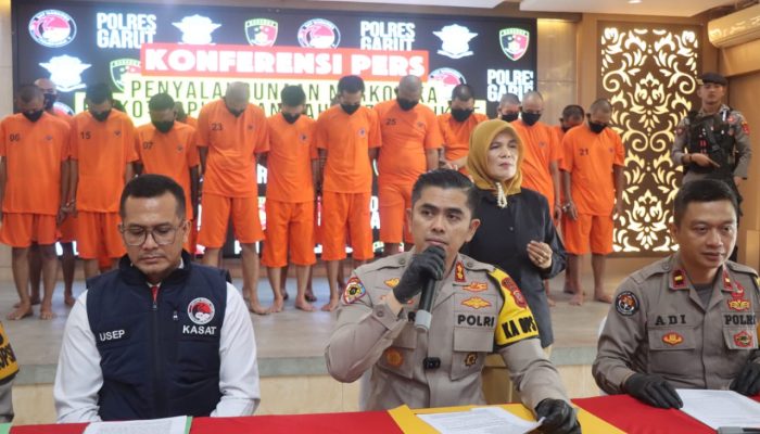 Ungkapan Polres Garut Dalam Kasus Tindak Pidana Narkotika Selama 2 Bulan