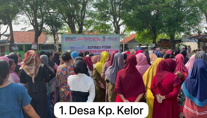 Aspirasinya di Dengar Andra-Dimyati, Petani di Kampung Kelor Sepatan Timur Semakin Memantapkan Pilihannya