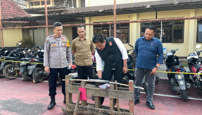 Polres Garut Gerebek Tempat Judi Adu Muncang