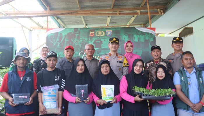 Kapolres Garut Launching Program Pekarangan Pangan Bergizi