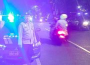 Jaga Kondusifitas, Unit Patroli 18.4.D Polsek Cicendo Polrestabes Bandung Laksanakan Bandung Lautan Biru