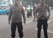 Kanit Lantas Polsek Cicendo Polrestabes Bandung Pimpin Jajarannya Melaksanakan Pelayanan Masyarakat Pengawasan dan Pengaturan Lalulintas