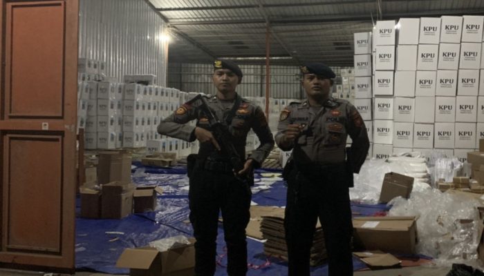 Polres Garut Tingkatkan Pengamanan Gudang Logistik Pilkada