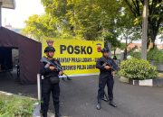 Pengamanan Kantor  KPU dan Bawaslu Oleh Personel Brimob 