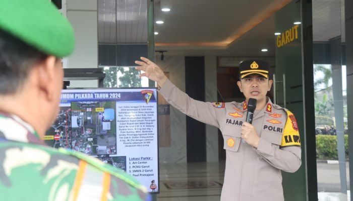 Kapolres Garut Pimpin Langsung Pengamanan Pelaksanaan Kampanye Akbar