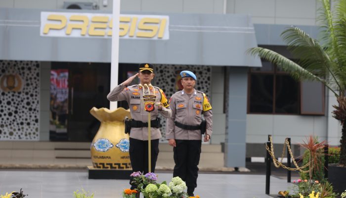 Apel Pergeseran Pasukan Pengamanan TPS Polres Garut