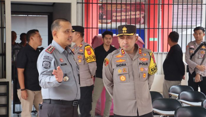 Dalam Rangka Memastikan Kesiapan TPS, Polisi Lakukan Kunjungan Ke Lapas IIB Majalengka