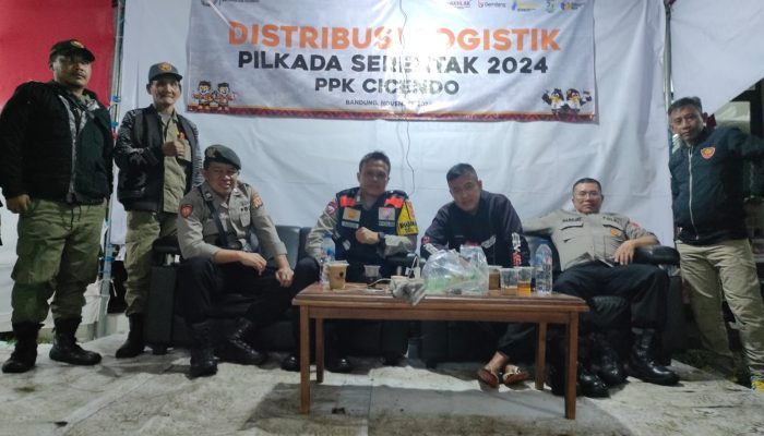 Kapolsek Cicendo Polrestabes Bandung Pimpin Apel KRYD dan Patroli Malam Minggu