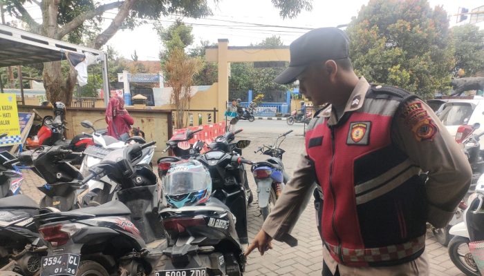 Polsek Limbangan Laksanakan Penertiban Knalpot Tidak Sesuai Spesifikasi Teknis