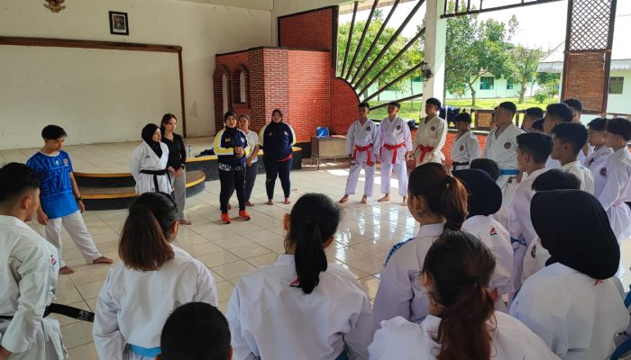 Tim Kata Inkanas Kontingen Jabar Latihan Hari Ketiga di Pusdik Arhanud Malang untuk Kejurnas Kapolri Cup 2024