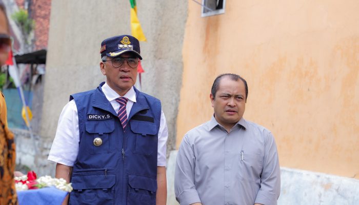 Pj. Walikota Cimahi Resmikan Pembangunan Ipal Skala Permukiman dan Pembangunan Tengki Septik Individual 