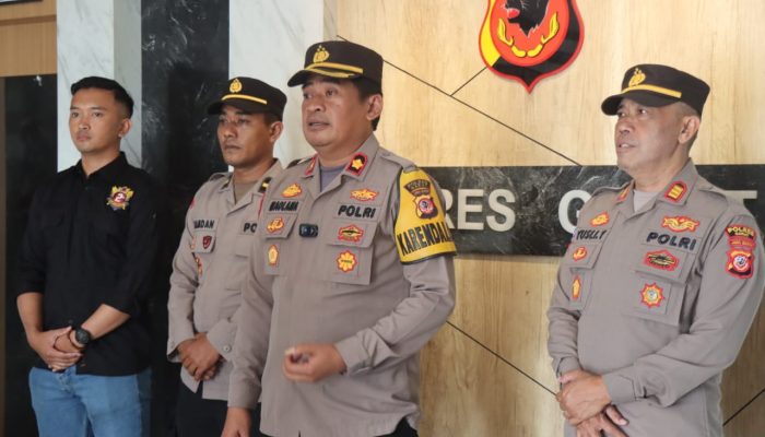 Antisipasi Bencana Alam Dalam Ops Lilin 2024, Polres Garut Siagakan Alat Berat