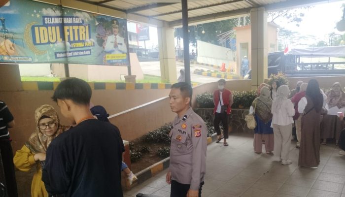 Polres Garut Laksanakan Pengamanan Objek Wisata Di Situ Bagendit