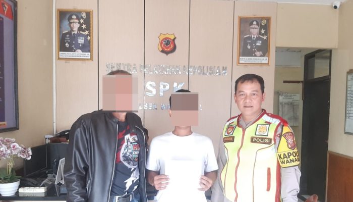 Polsek Wanaraja Bubarkan Balap Liar, Amankan 7 Remaja